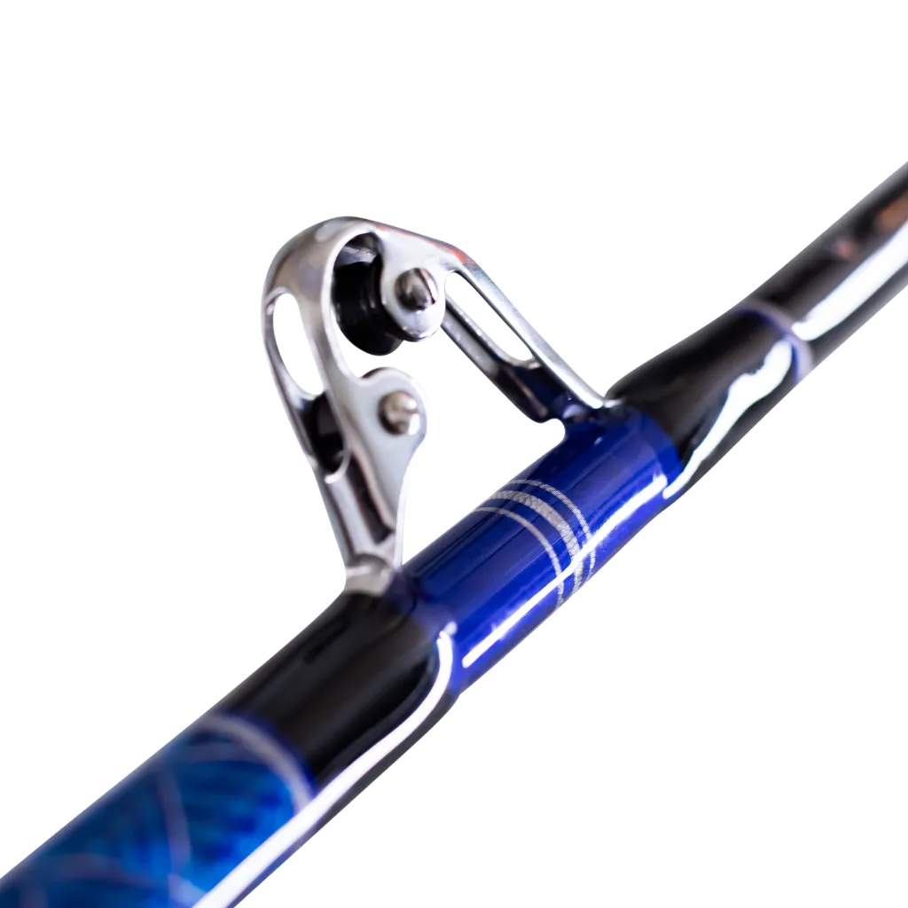 130lb Bent Butt Roller Rod with Swivel Roller Tip "The Wahoo Runner