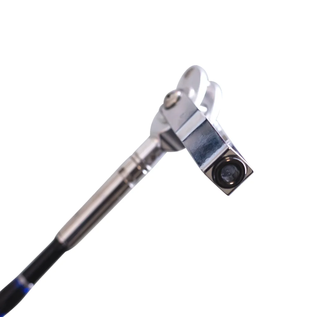 130lb Bent Butt Roller Rod with Swivel Roller Tip "The Wahoo Runner