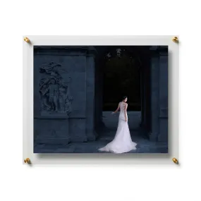 16x20" Photo Floating Acrylic Clear Picture Frame (Frame Size 19x23")