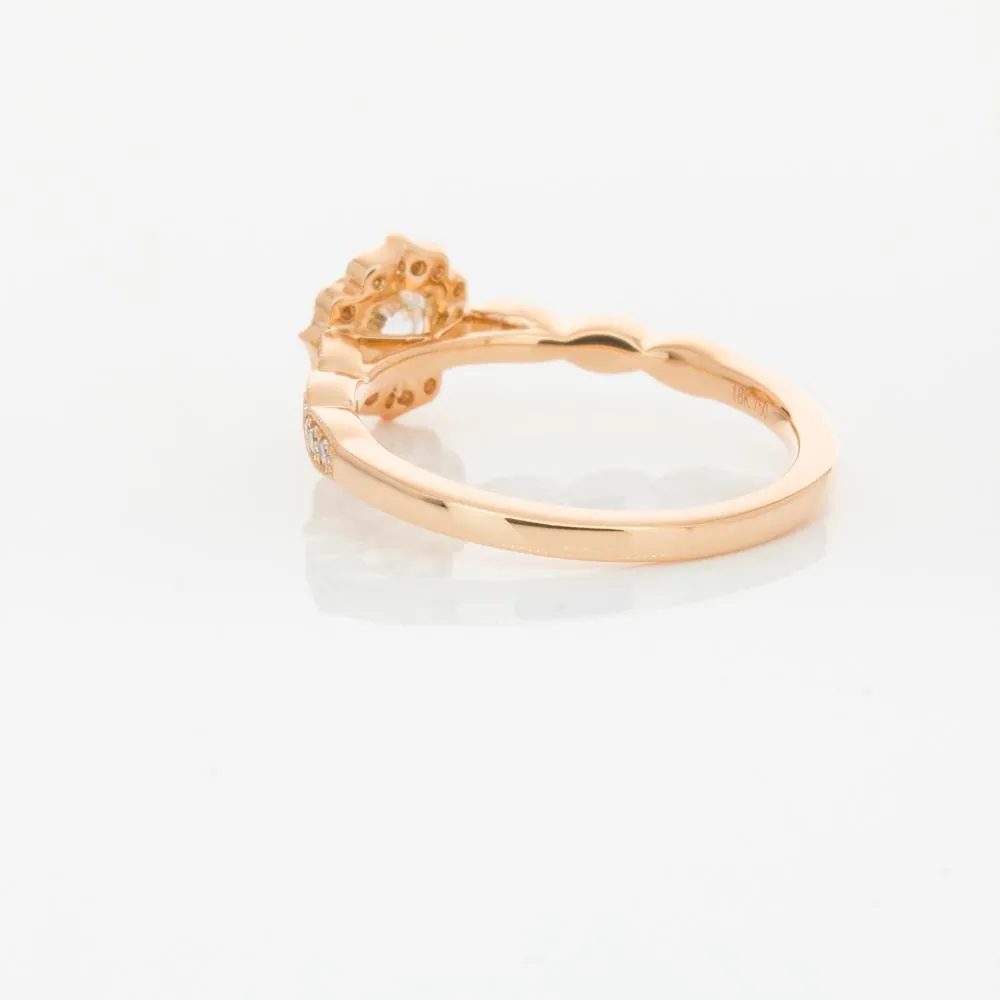18ct Rose Gold .40ct Diamond Paramount Ring