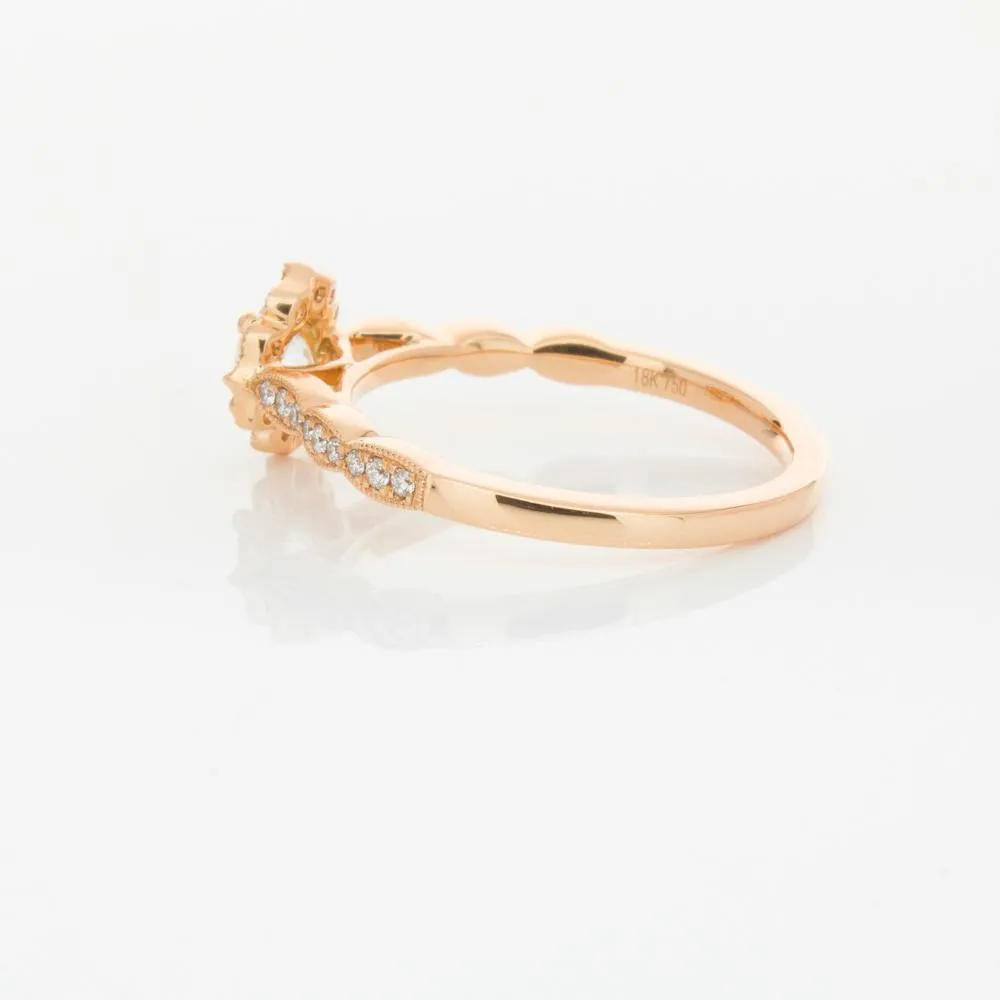 18ct Rose Gold .40ct Diamond Paramount Ring