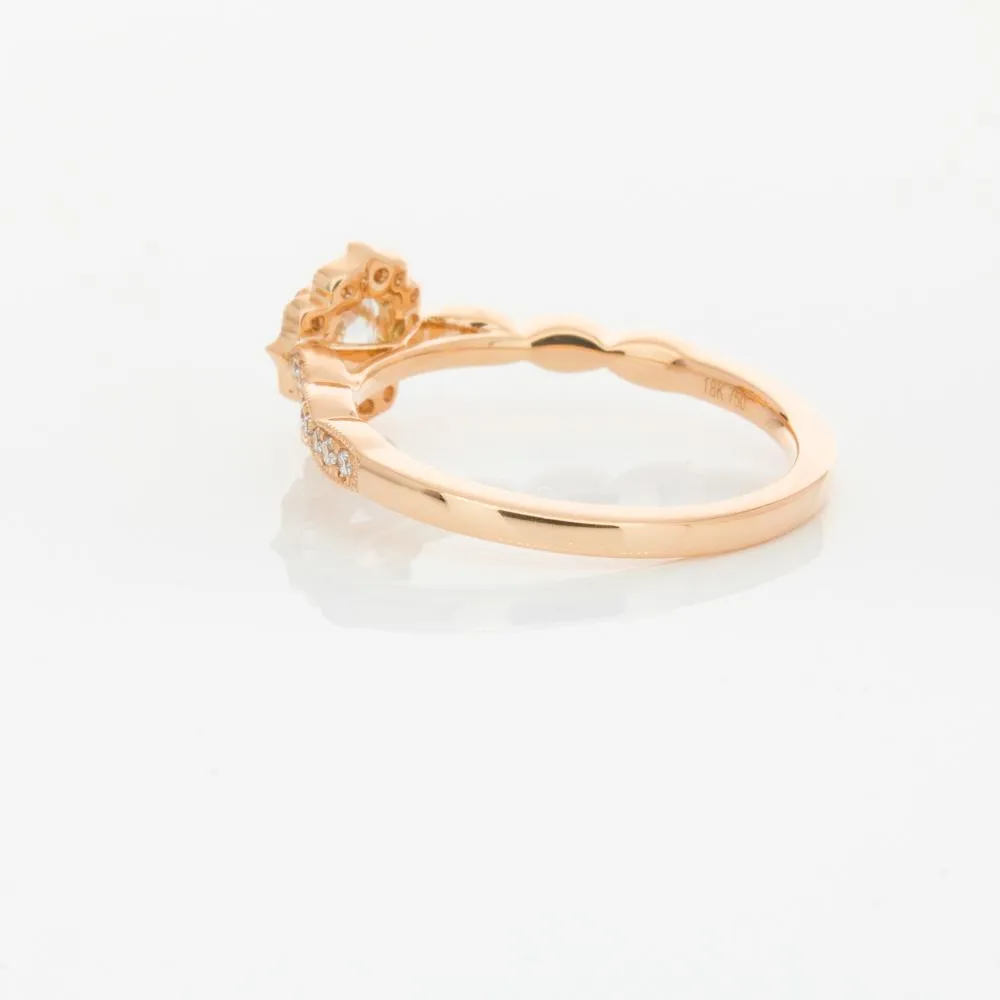 18ct Rose Gold .40ct Diamond Paramount Ring