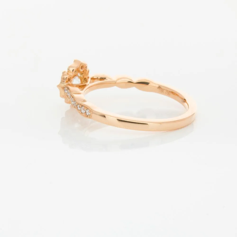 18ct Rose Gold .40ct Diamond Paramount Ring