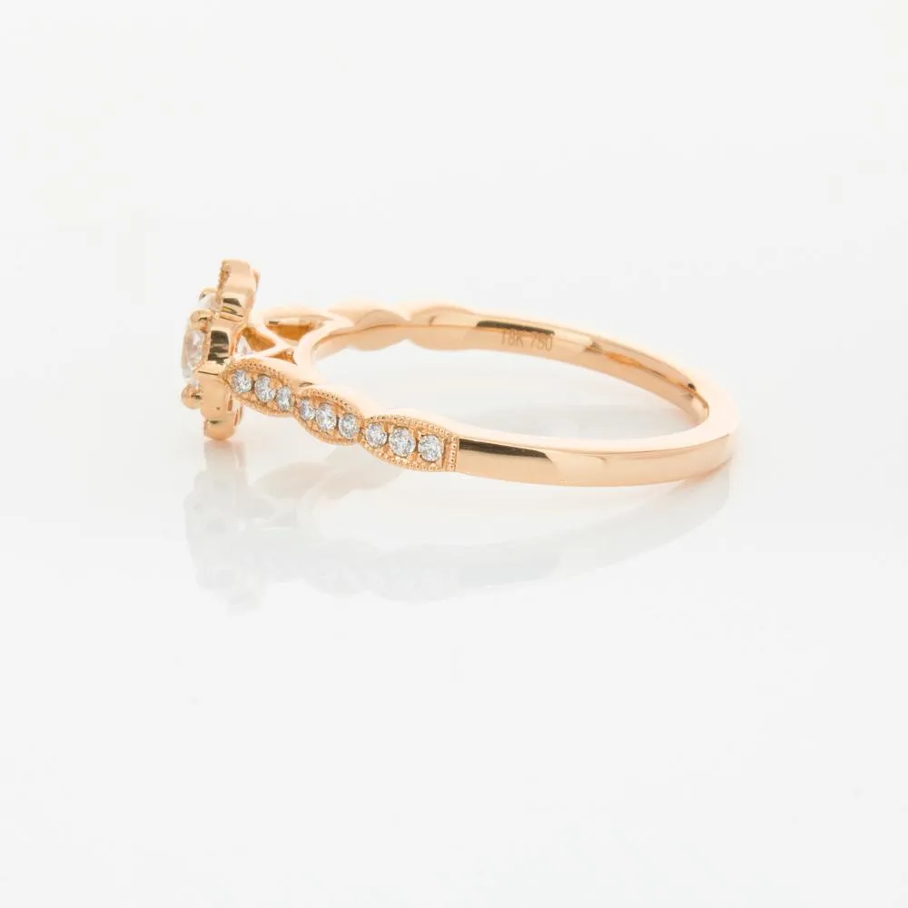 18ct Rose Gold .40ct Diamond Paramount Ring