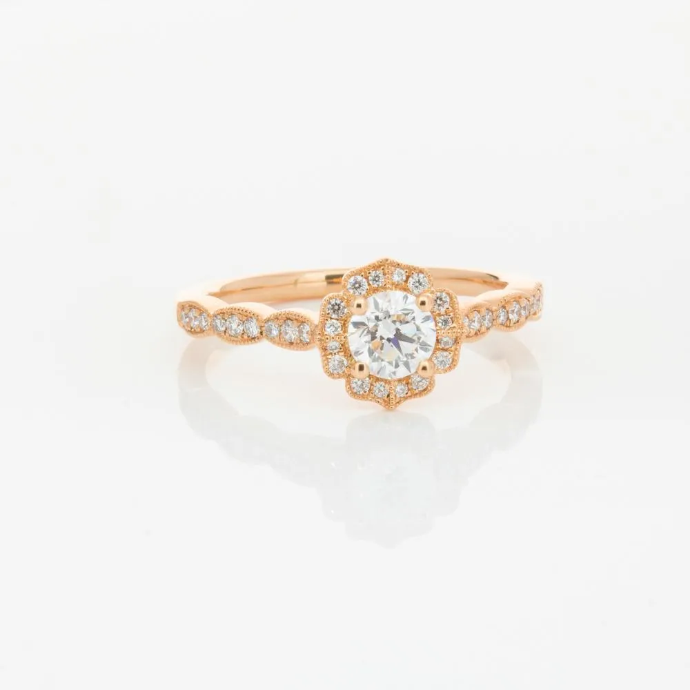 18ct Rose Gold .40ct Diamond Paramount Ring