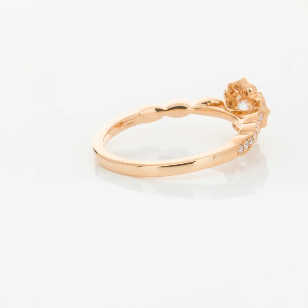 18ct Rose Gold .40ct Diamond Paramount Ring
