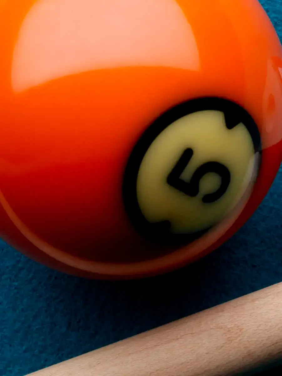 5 Ball And Cue Stick Wall Art