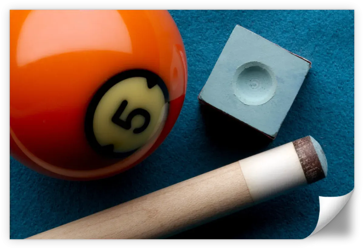 5 Ball And Cue Stick Wall Art