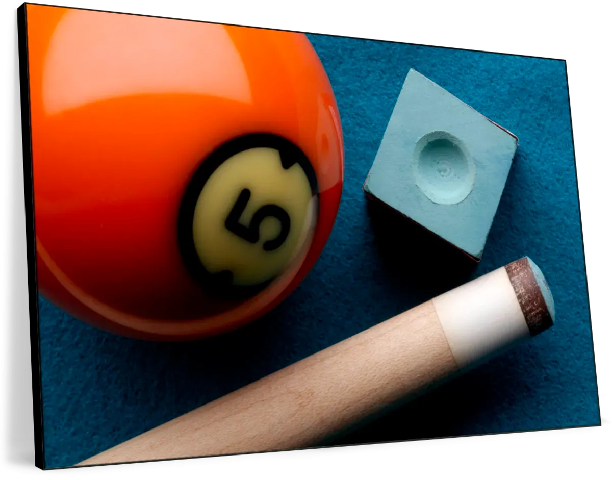 5 Ball And Cue Stick Wall Art