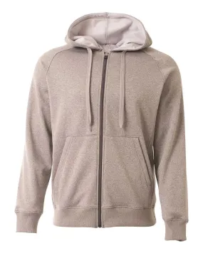 A4 N4001 Agility Tech Fleece Hoodie - Heather
