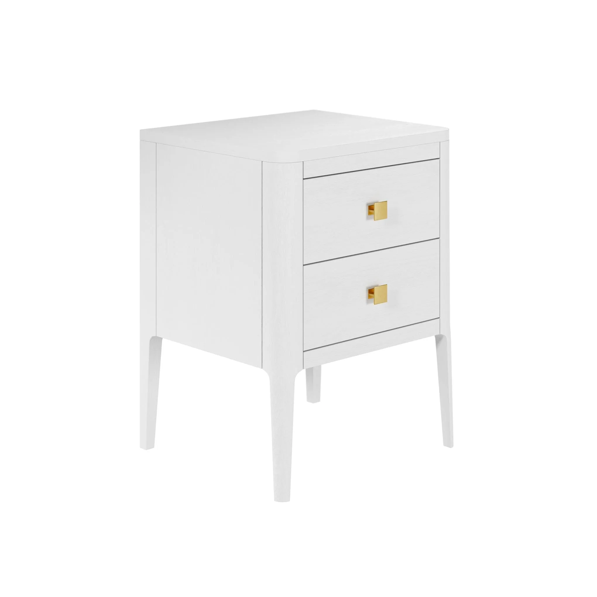Abberley Bedside - White