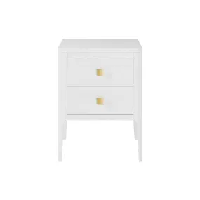 Abberley Bedside - White