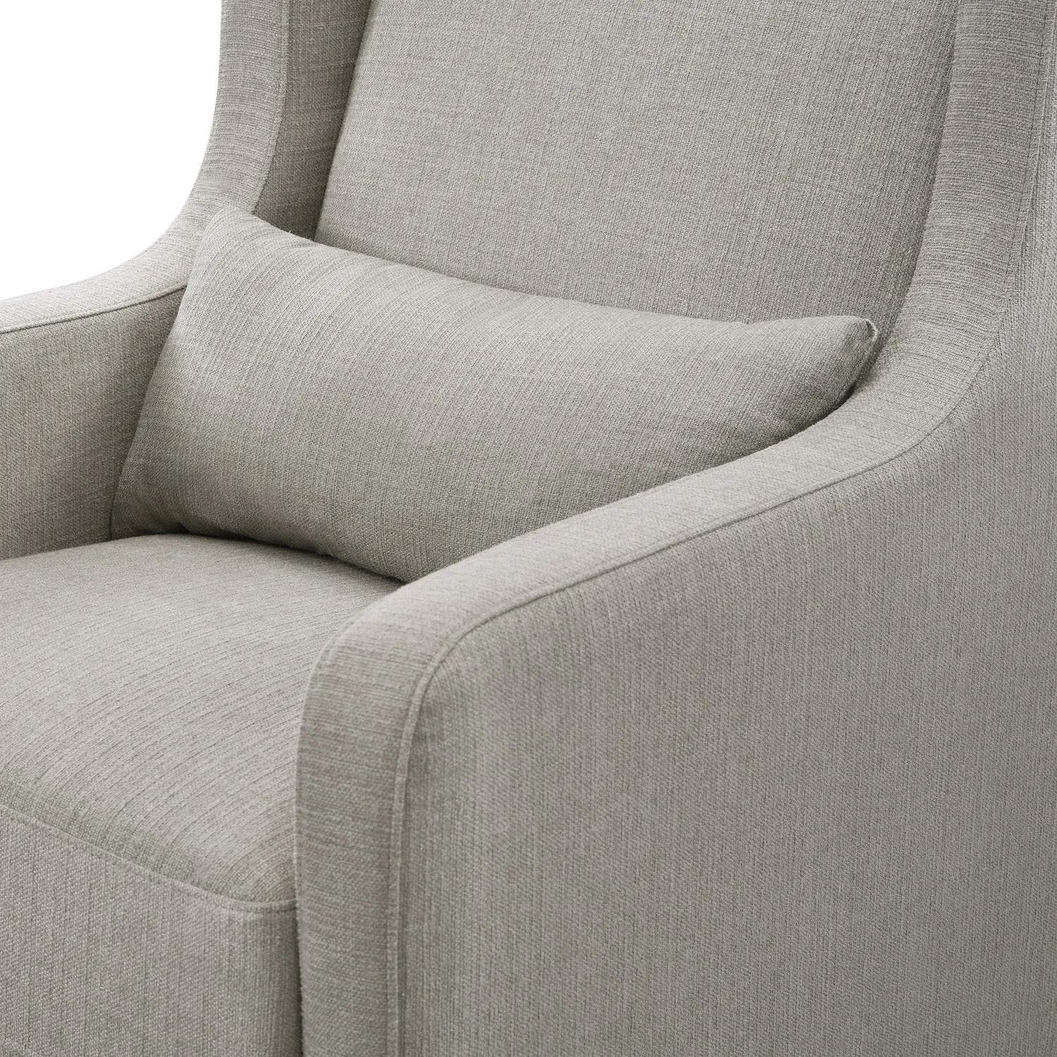 Adrian Swivel Glider with Storage Ottoman in Water Repellent   Stain Resistant Fabric