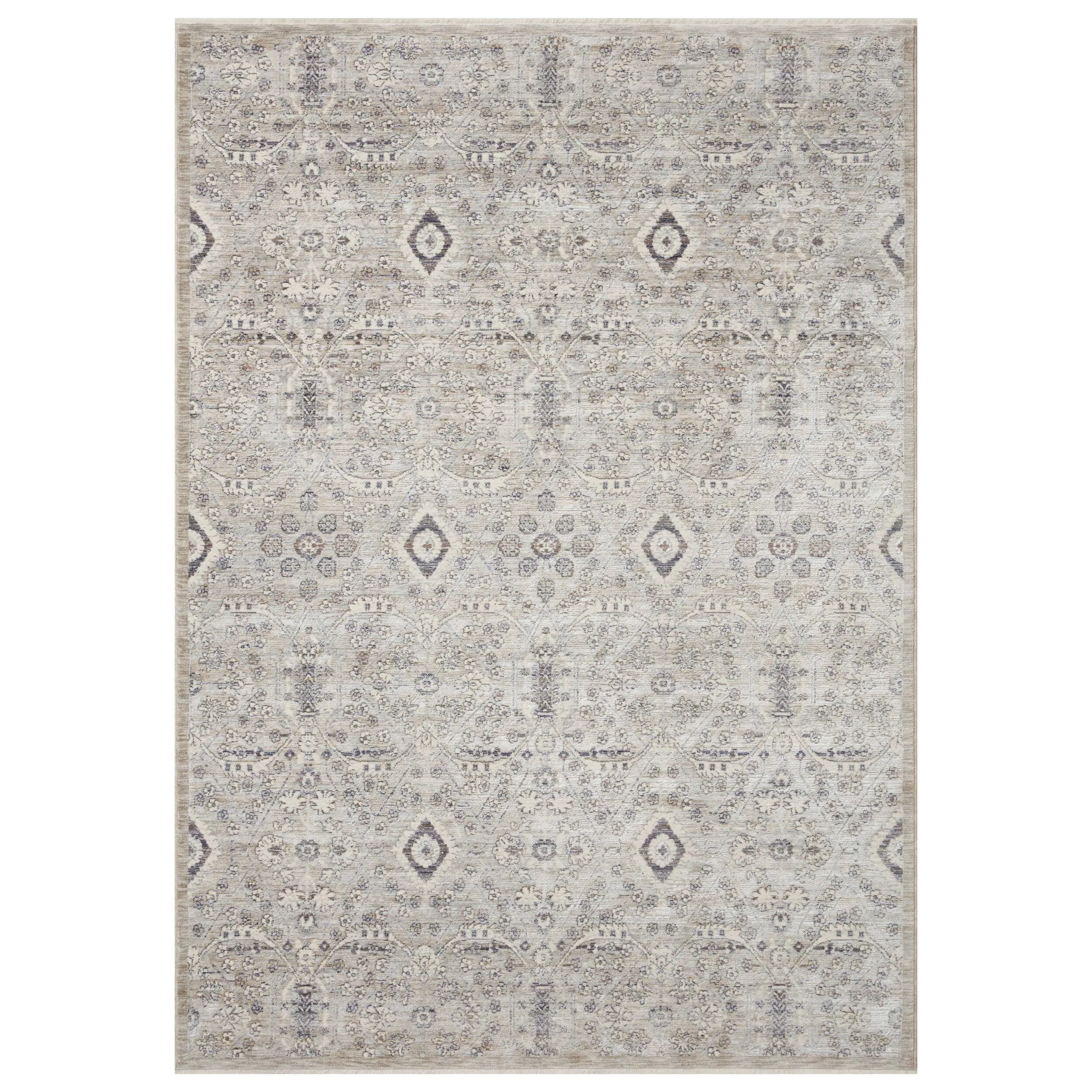 Amber Lewis x Loloi Rug Zuma ZUM-07, Silver/Sky