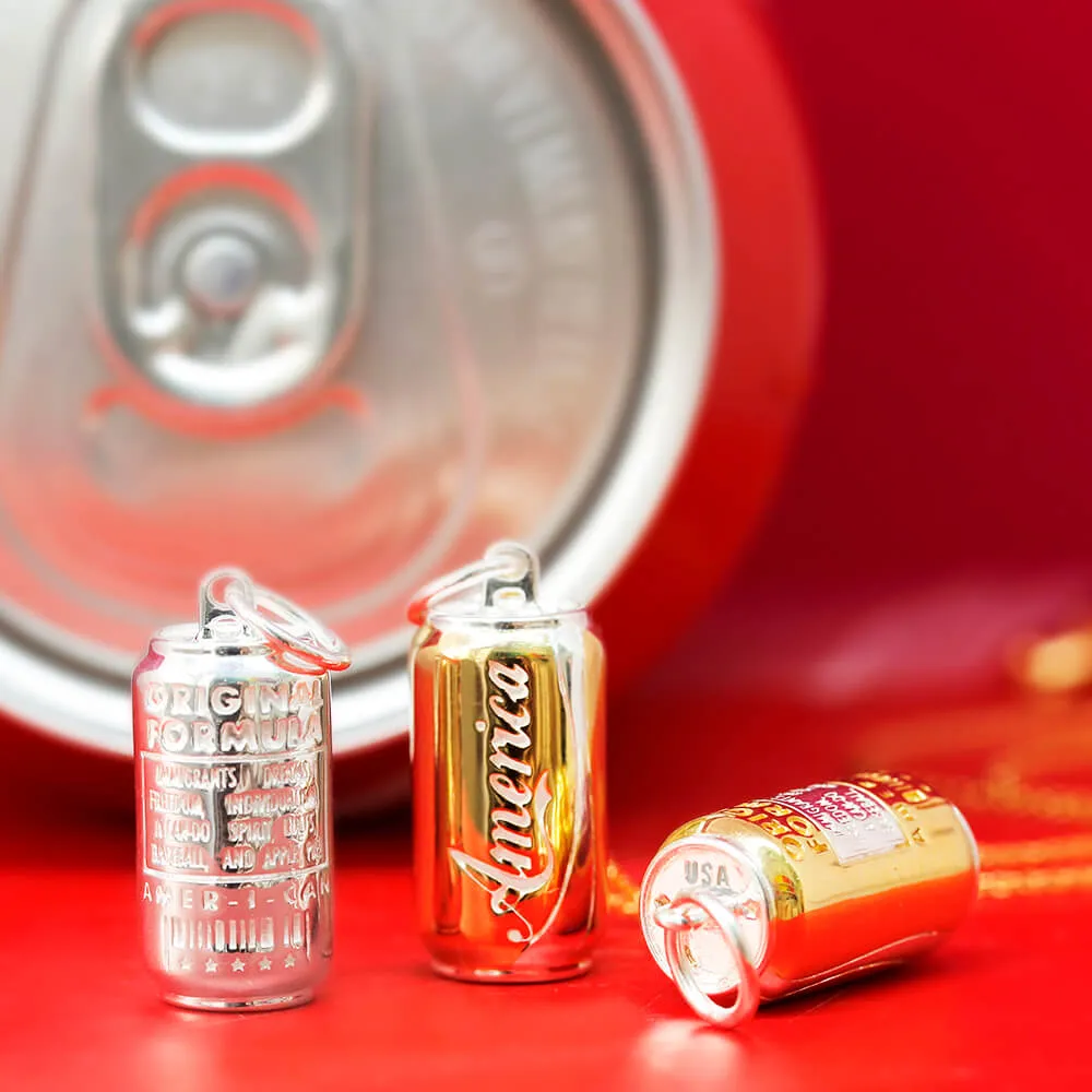 Amer-I-can Soda Charm Solid Gold