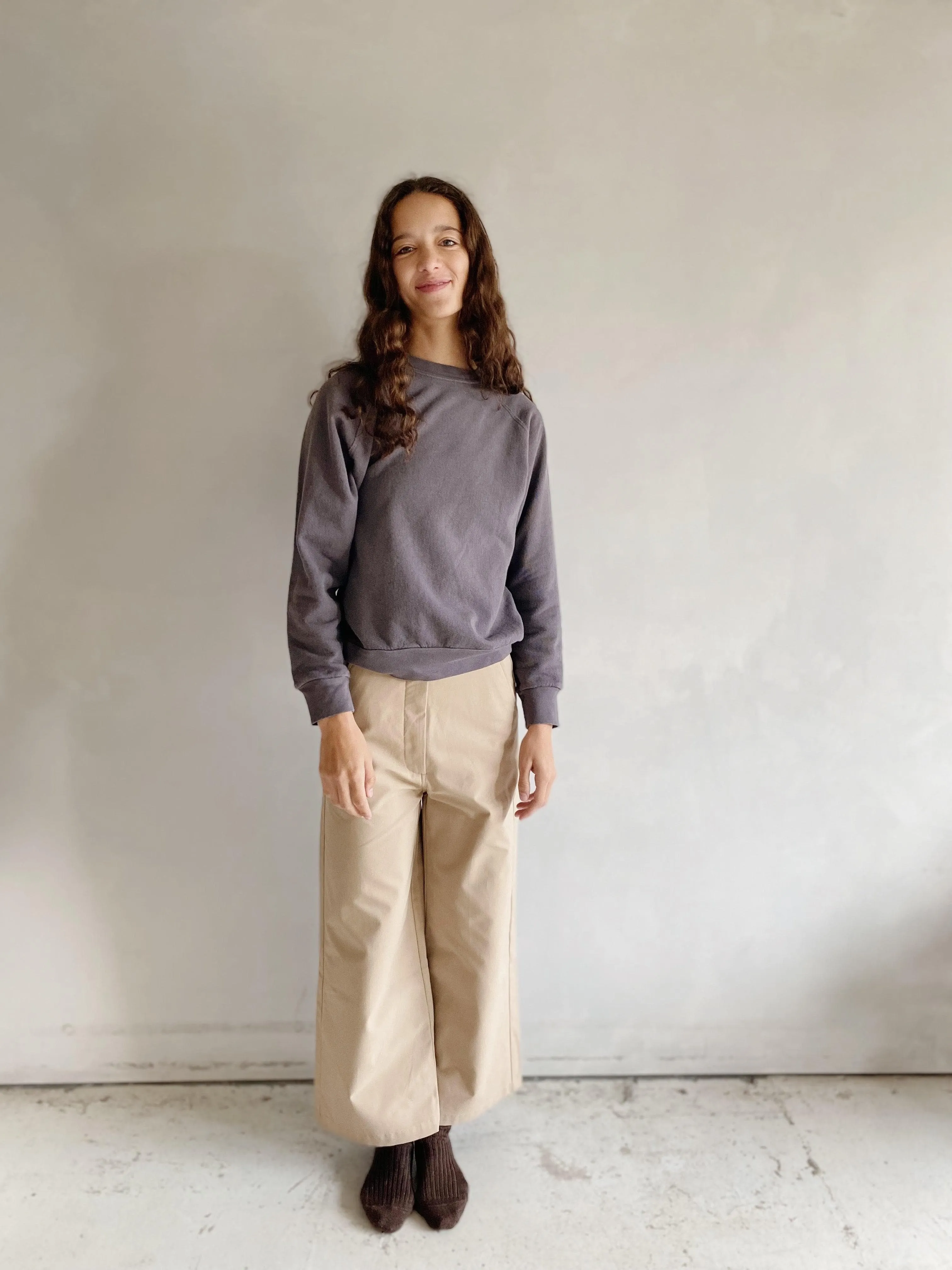 andes pant in khaki twill