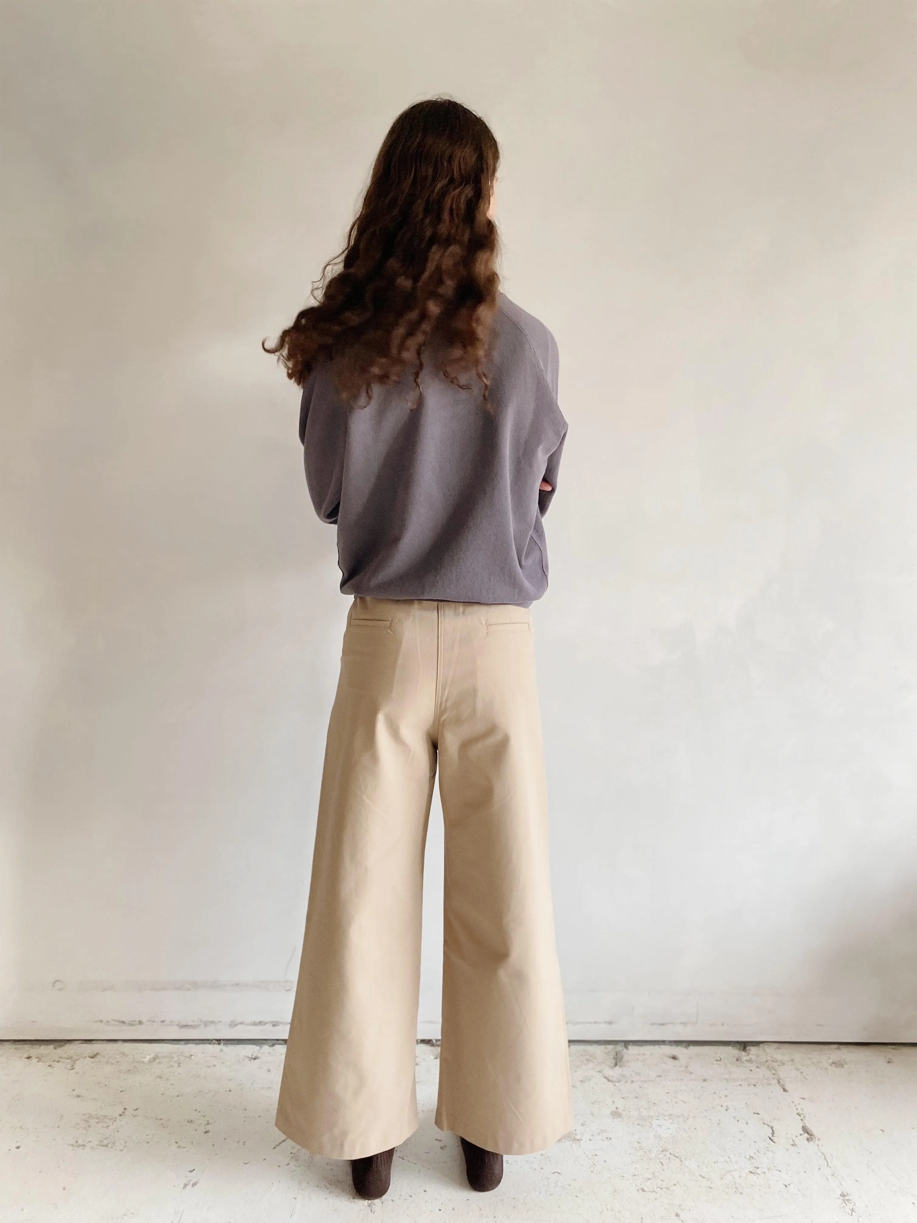 andes pant in khaki twill