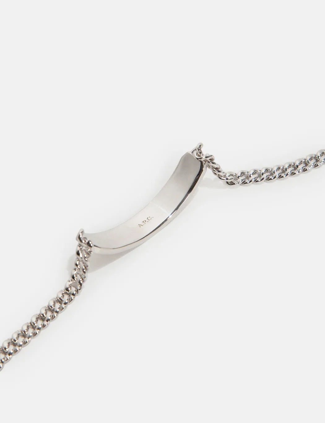 A.P.C. Darwin Curb Chain - Silver