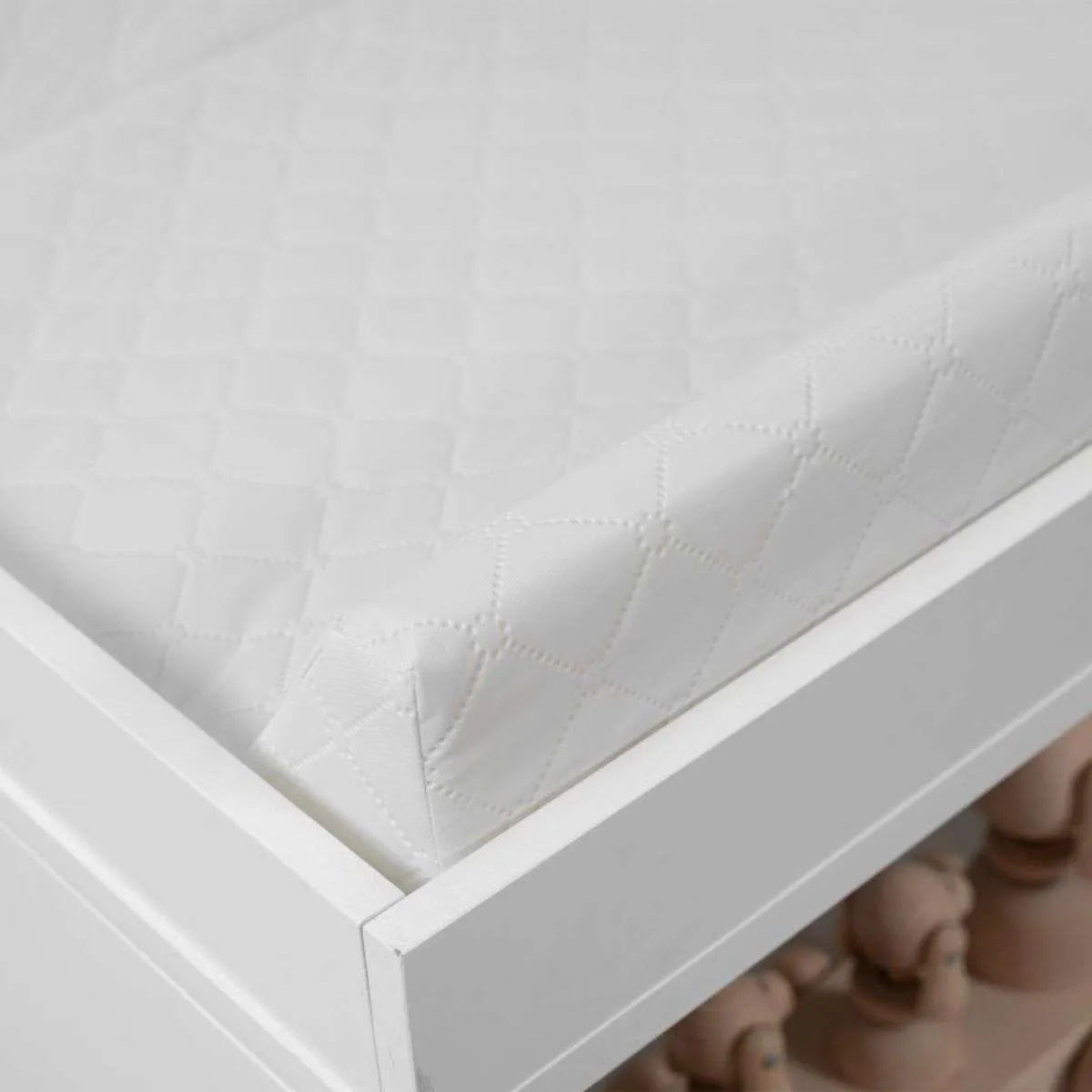Aspen White Natural Four Piece Nursery Set