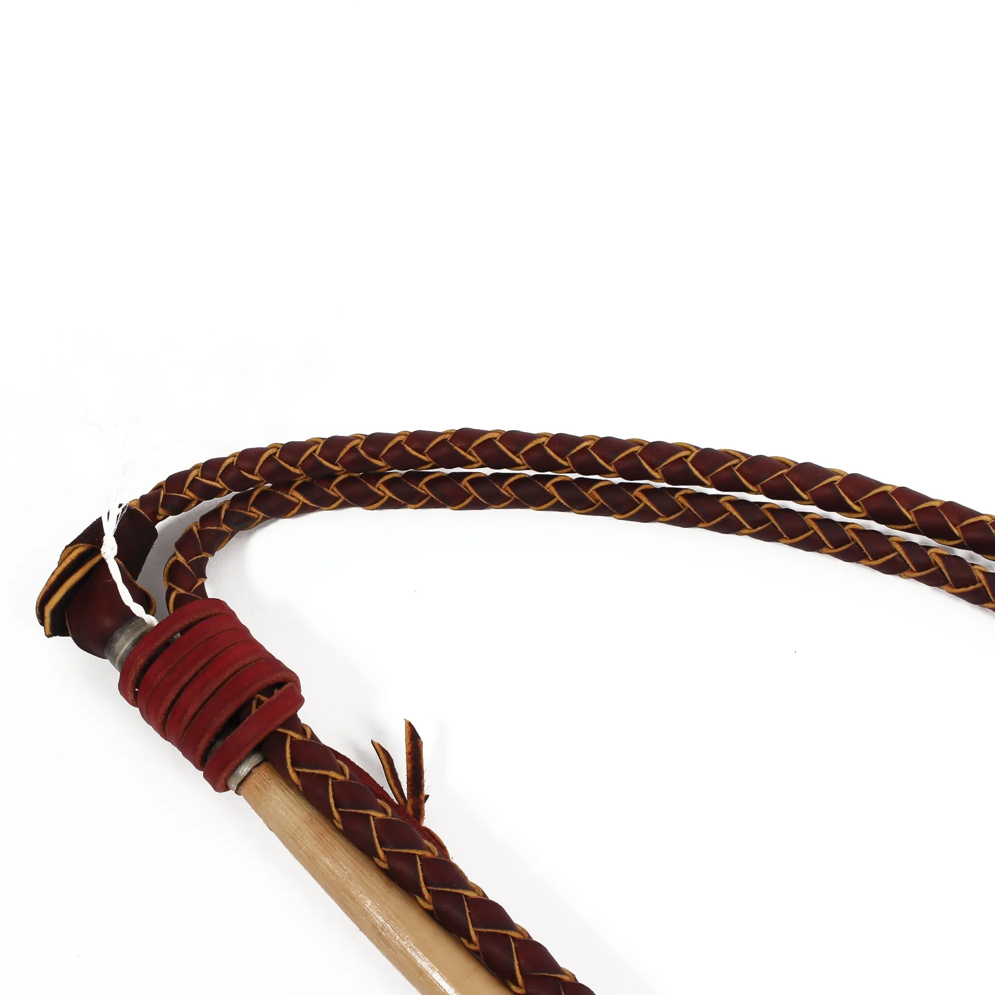 Australian Made 6ft Stockmans Whip - Red Hide