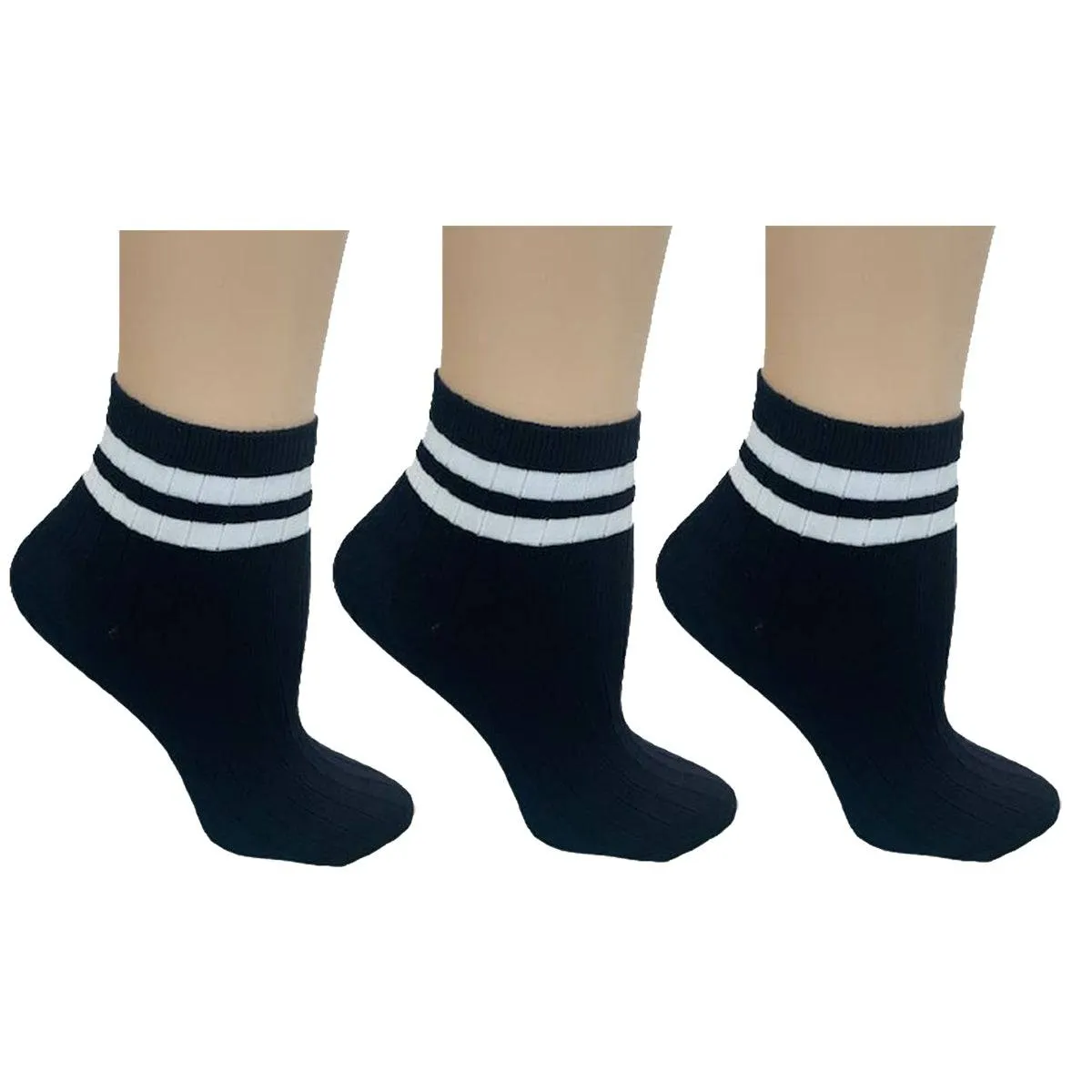 Bamboo Ladies Quarter Hi Performance Socks Multi-Packs