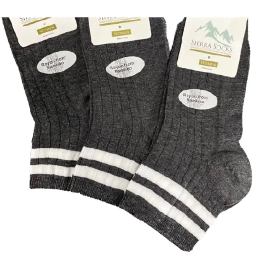 Bamboo Ladies Quarter Hi Performance Socks Multi-Packs