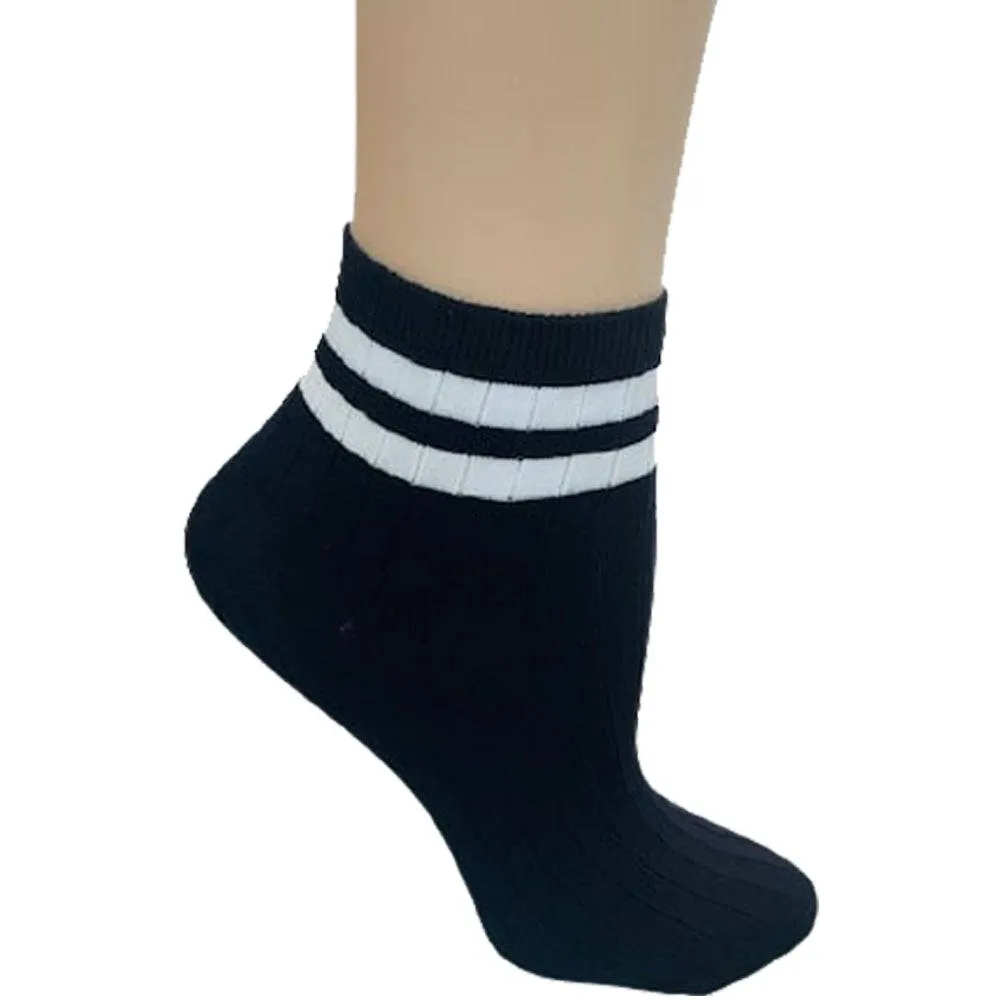 Bamboo Ladies Quarter Hi Performance Socks Multi-Packs