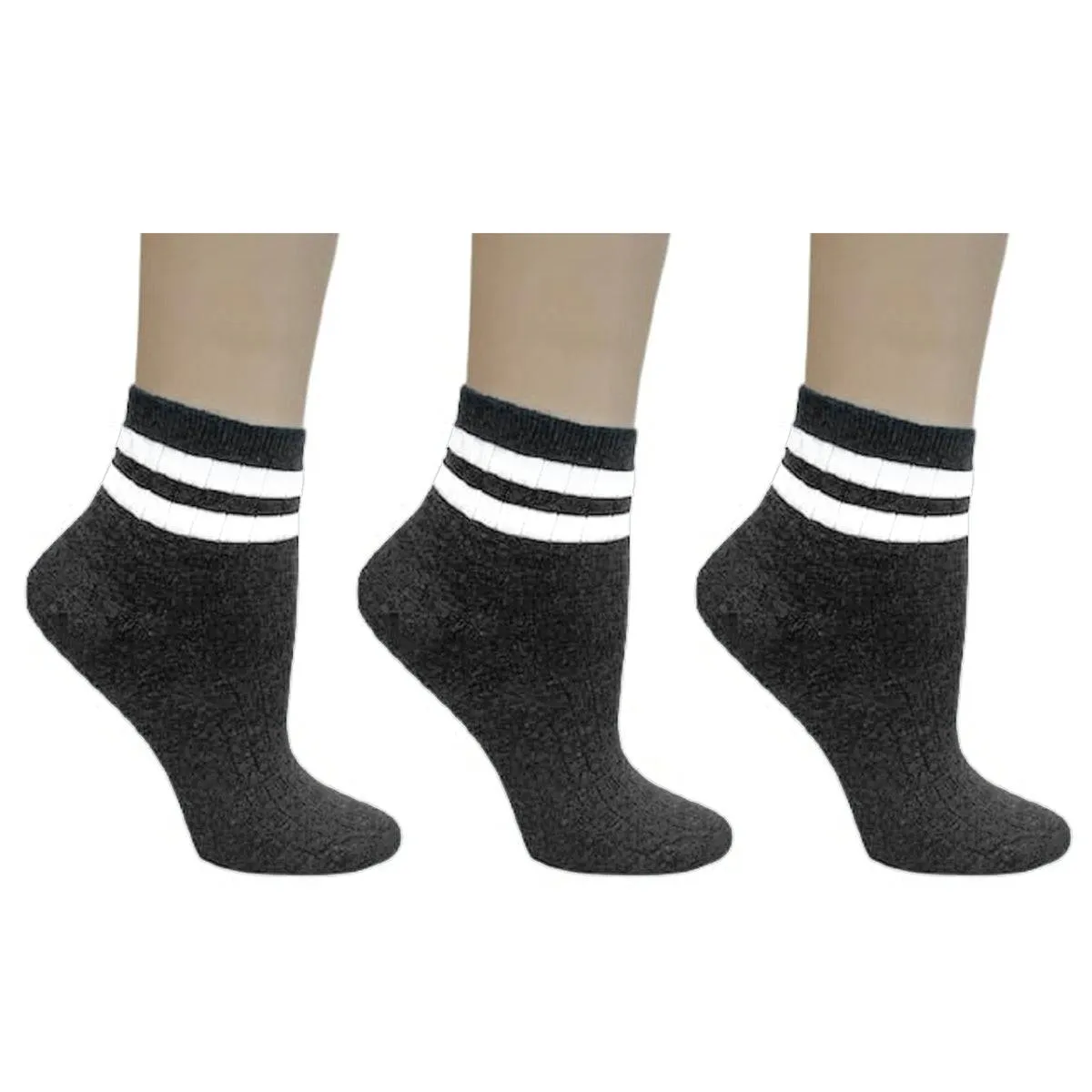 Bamboo Ladies Quarter Hi Performance Socks Multi-Packs