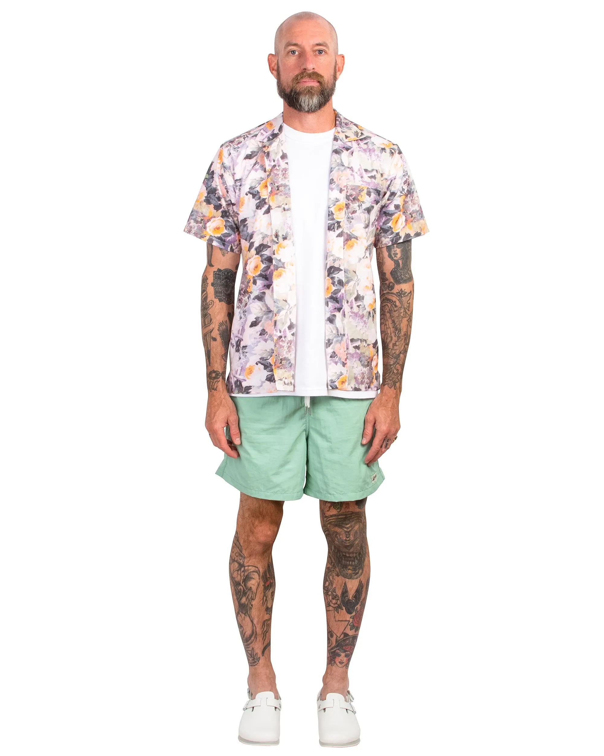 Bather Solid Seafoam Swim Trunk