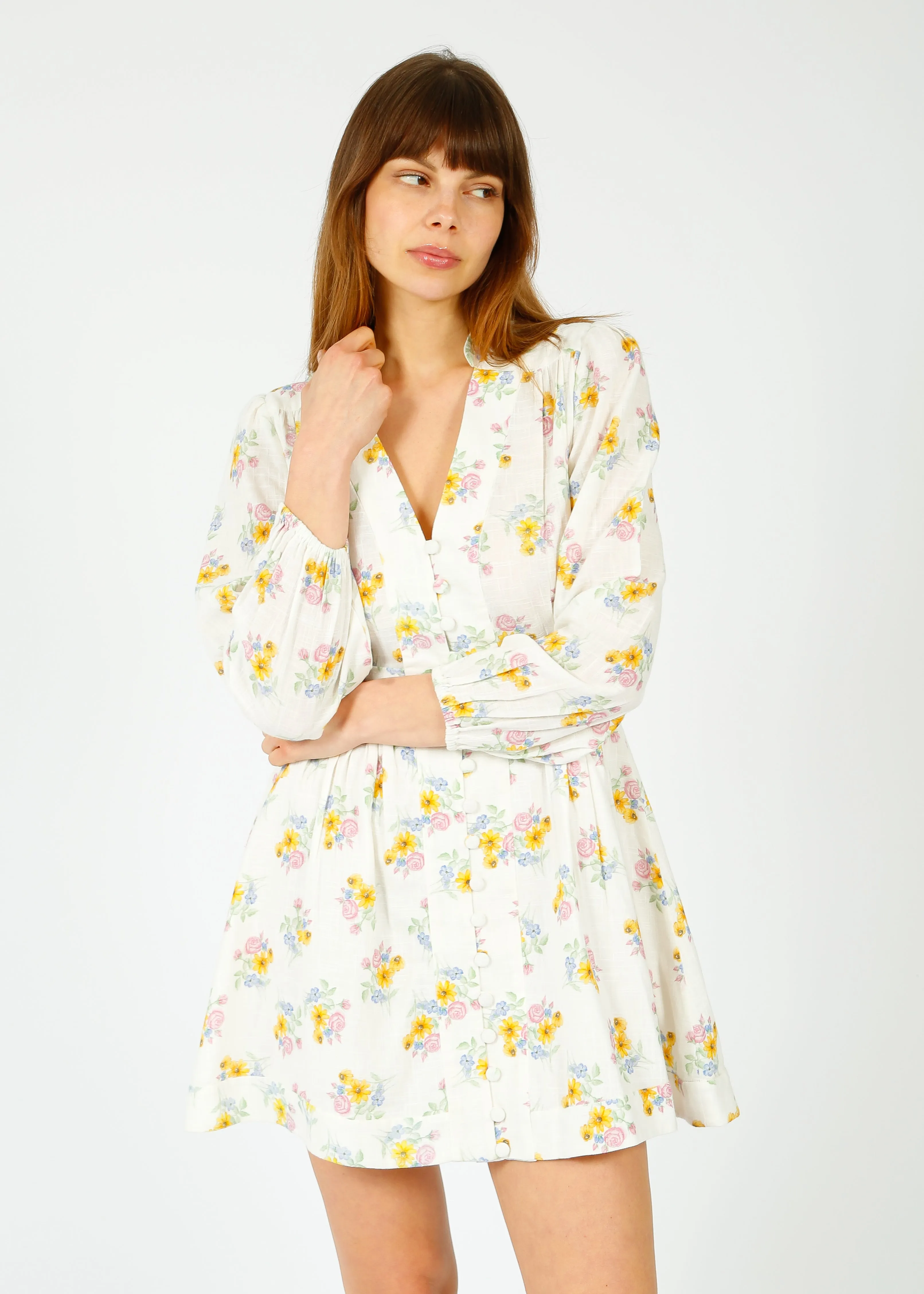 BER Ronda Short Dress in Summer Print