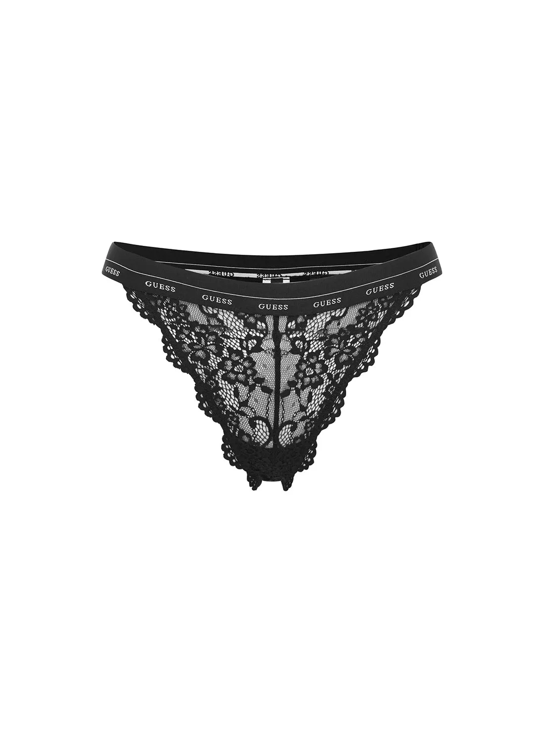 Black Brazilian Lace Brief