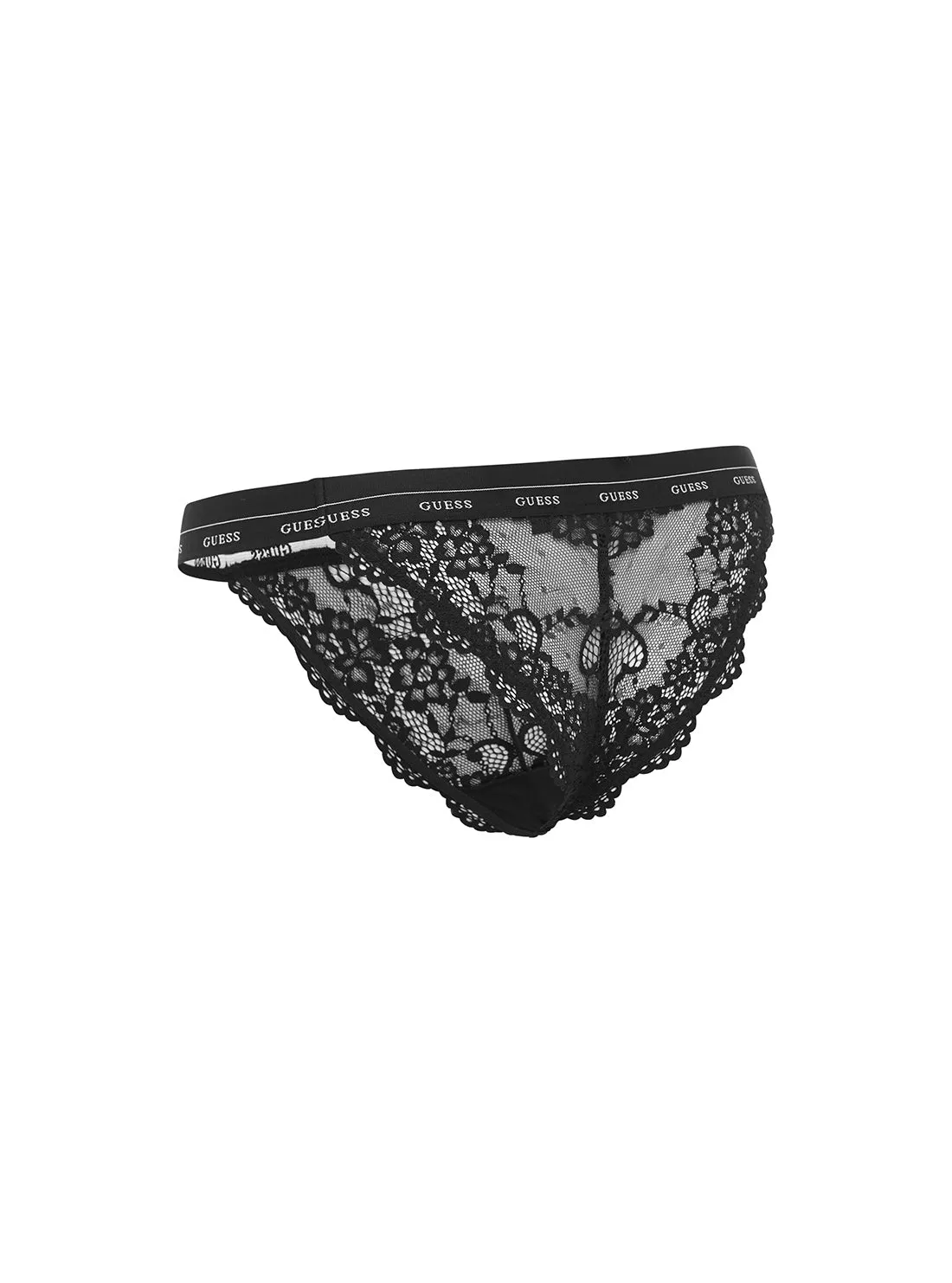 Black Brazilian Lace Brief
