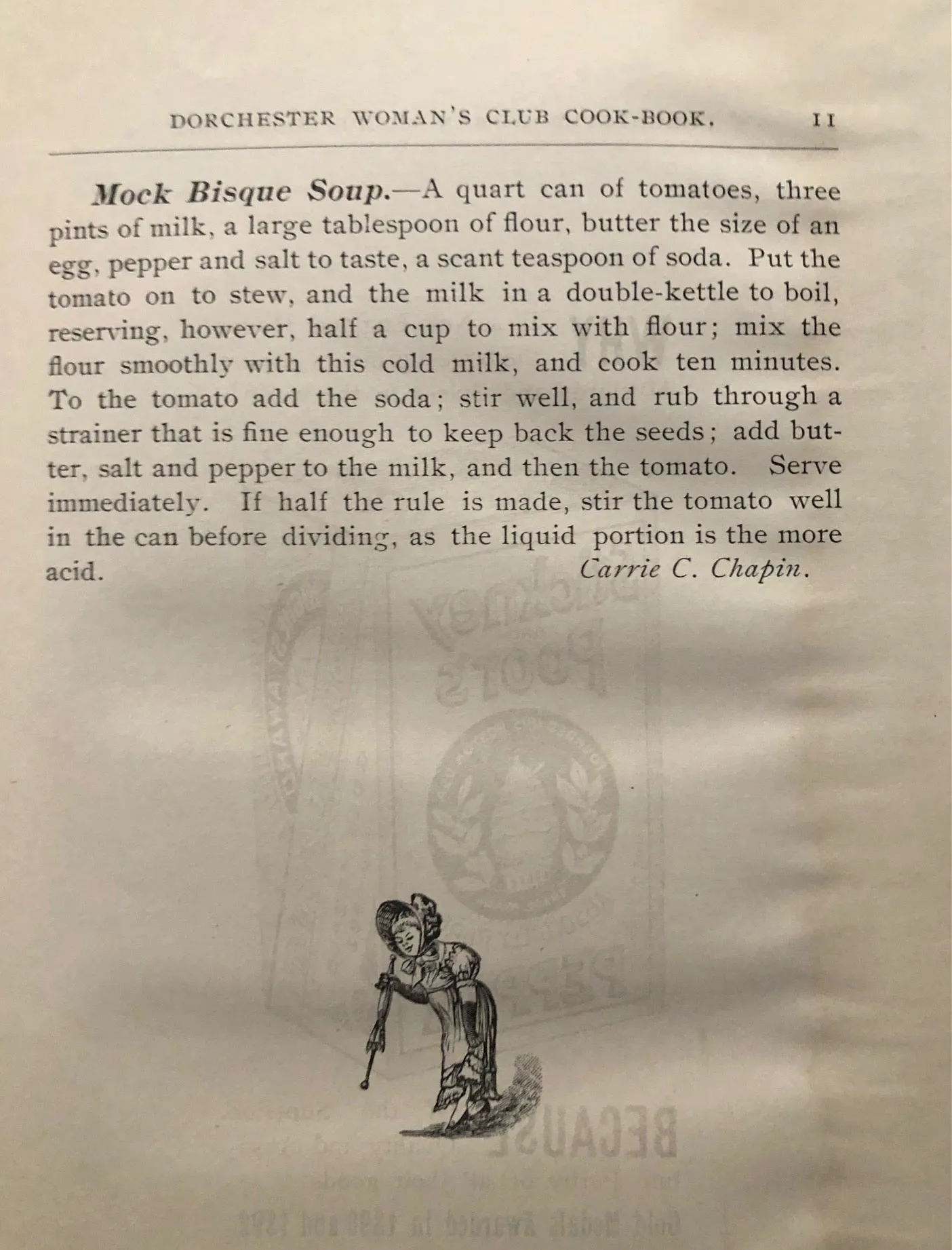 (Boston) Ella Whiton, ed. Dorchester Woman's Club Cook-Book.