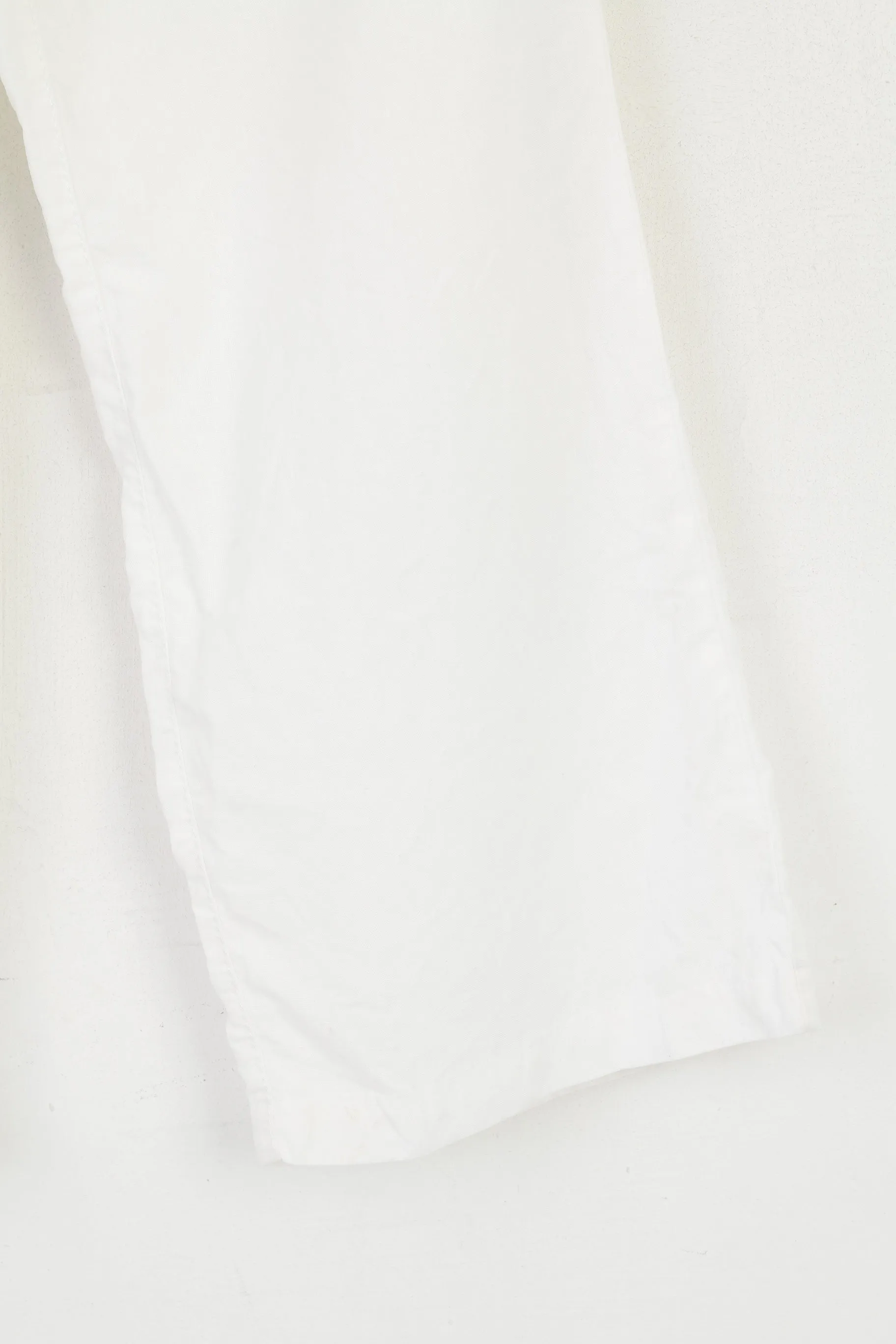 BRAX Women 16 32/32 42 Trousers White 100% Linen Marina Summer Pants
