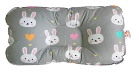 Bunny in Light Gray-  Babycuddle Head Pillow