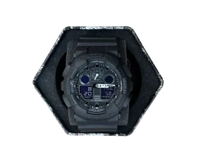 Casio G-Shock Analog-Digital Blackout Military Watch GA100-1A1