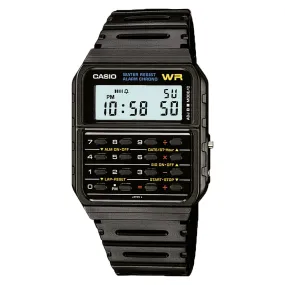 Casio Vintage Black Resin Digital Unisex Watch - CA53W-1