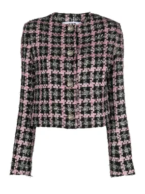 Checkered Button Up Jacket