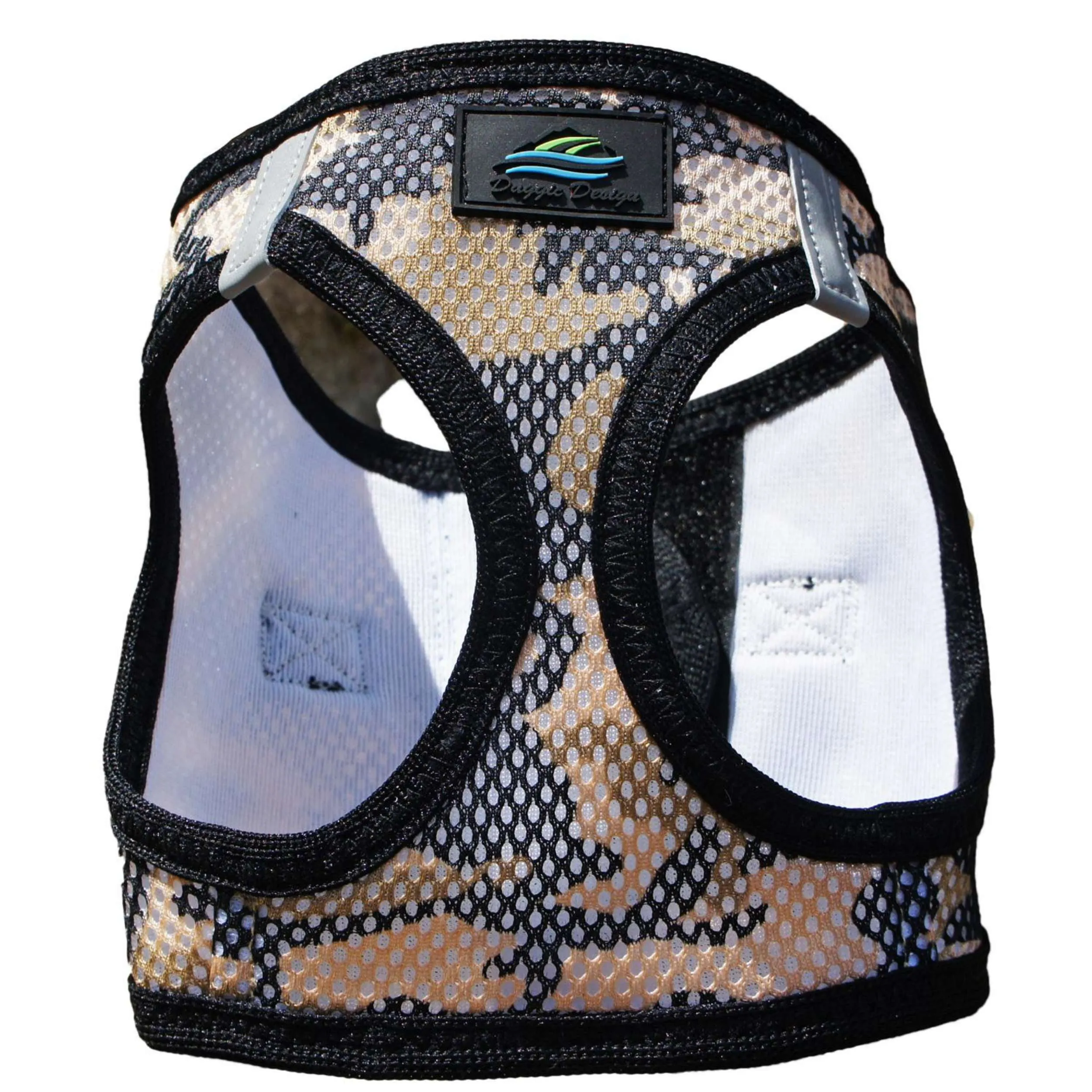 Choke-Free Mesh Harness | Brown Camo