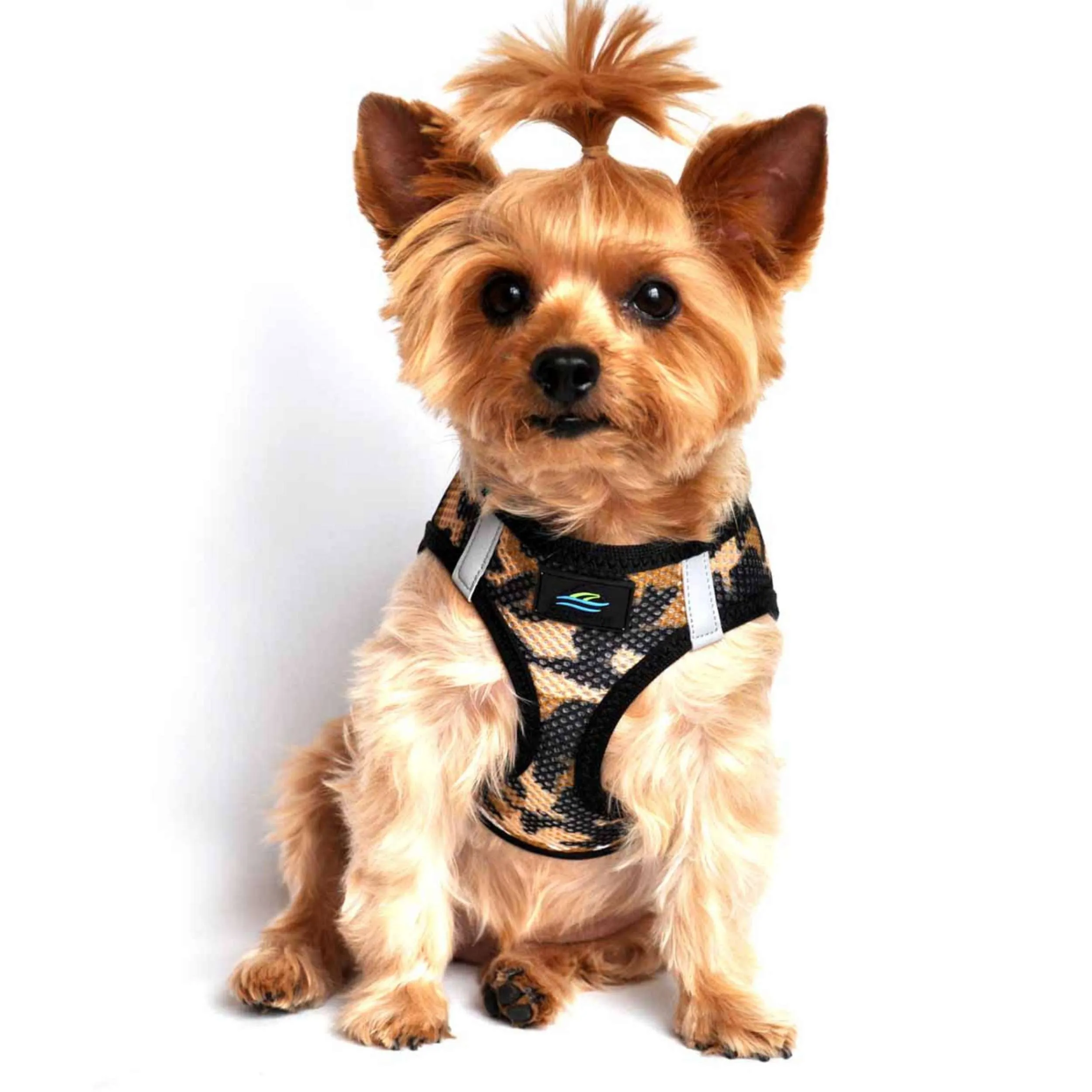 Choke-Free Mesh Harness | Brown Camo