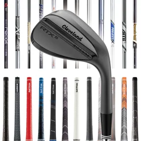 Cleveland RTX 6 Zipcore Black Satin Custom Wedge