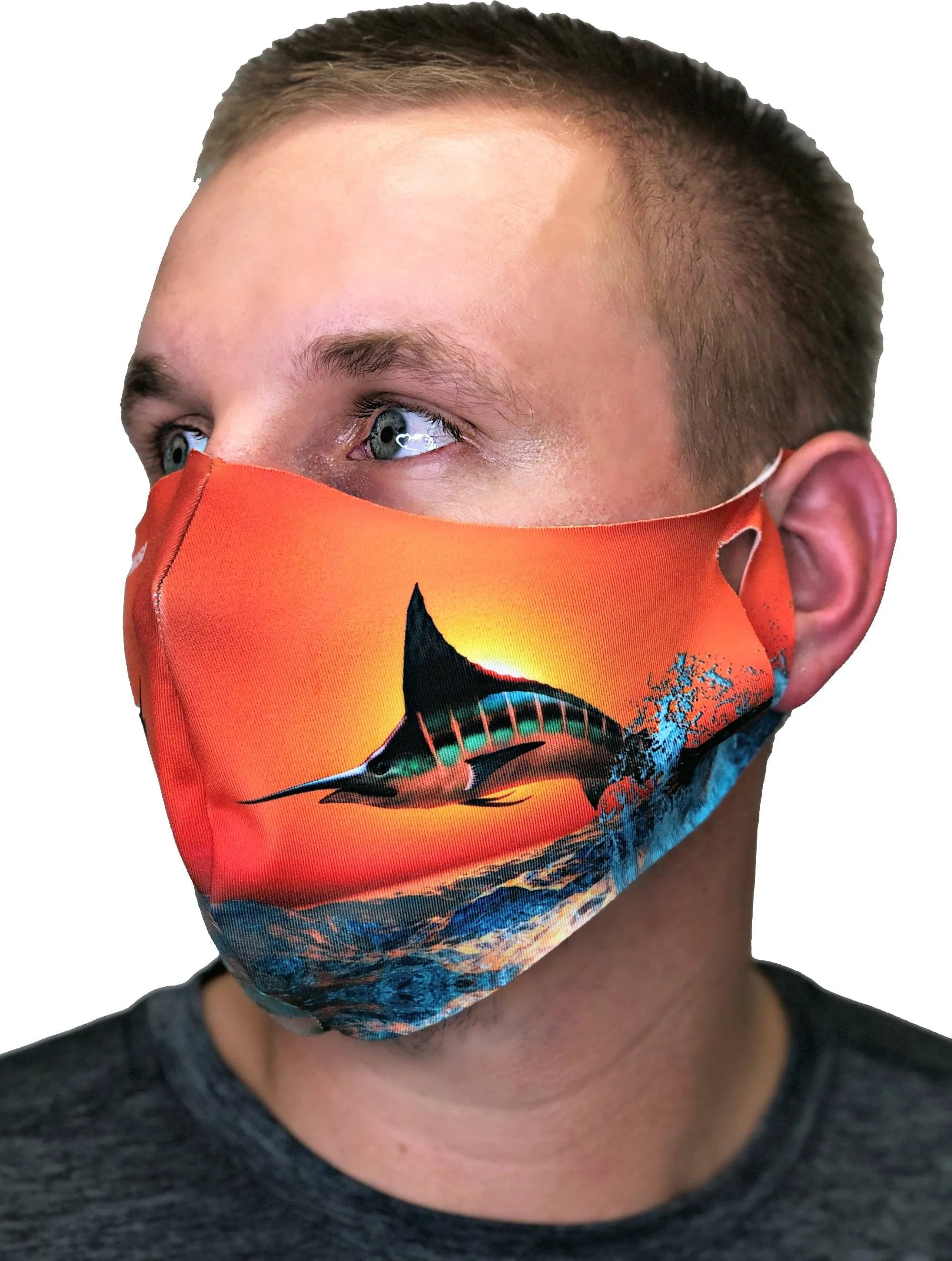 Contoured Protective Mask - Sundown Marlin