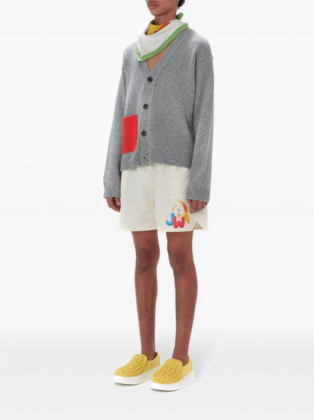 Contrast Pocket Cardigan