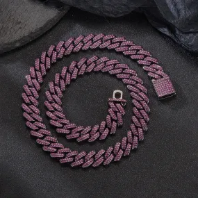 Cuban 13mm Hip Hop Classic Rhinestone Link Chain