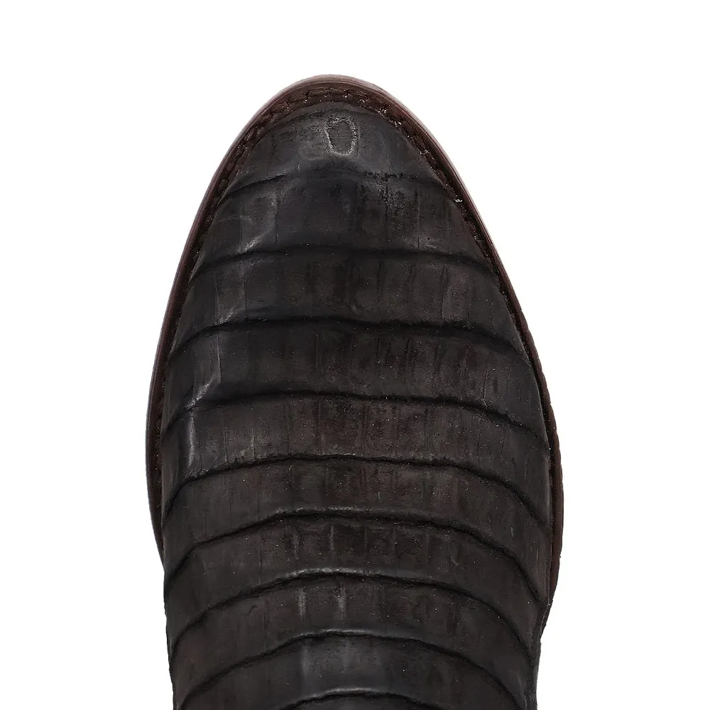 Dan Post Men's Alvis Caiman Black Leather Boot DP3100