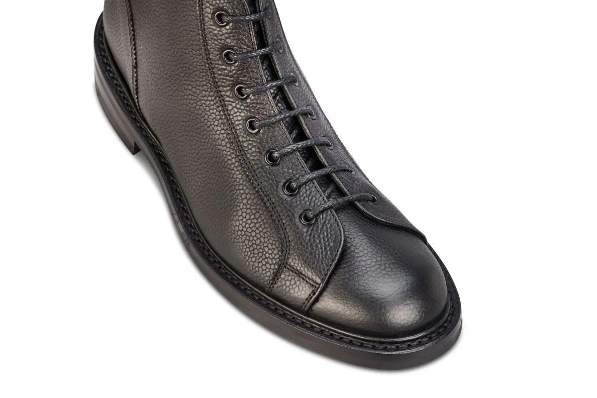 Ethan Monkey Boot - Black Olivvia Scotch Grain