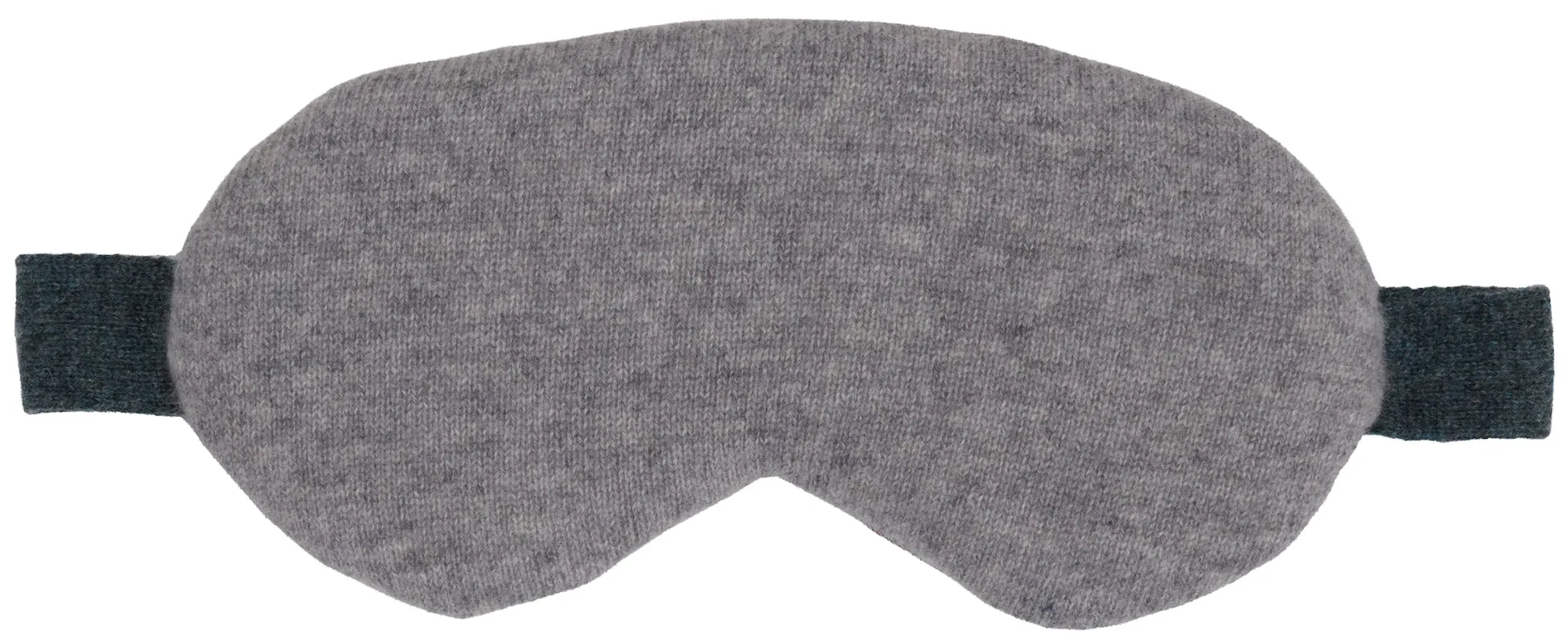 Flannel Grey Cashmere Mini Hot Water Bottle & Eyemask Gift Set