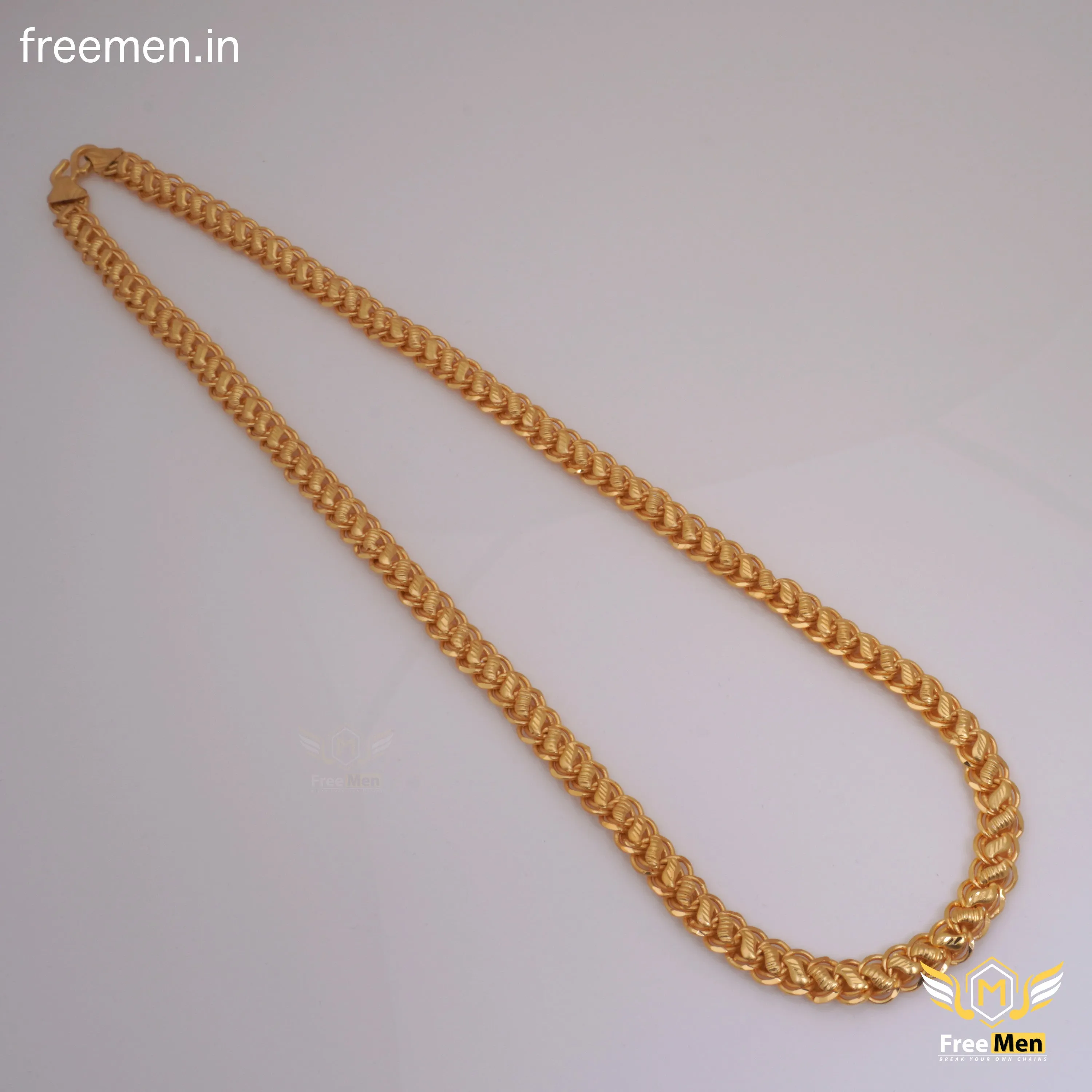 Freemen Appealing Nice Lotus Golden Chain for Men - FM288