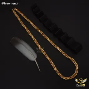 Freemen Eternal With Leaf Golden Chain For Men - FM191