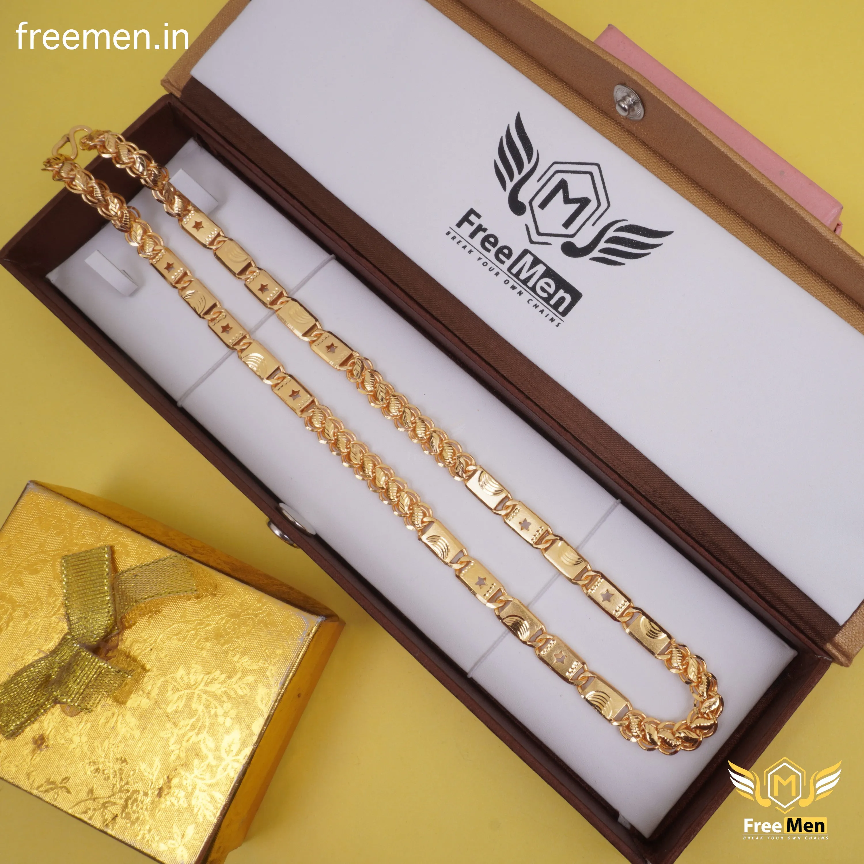 Freemen fabulous Star By Star Plane Kohli Chain  - FM314